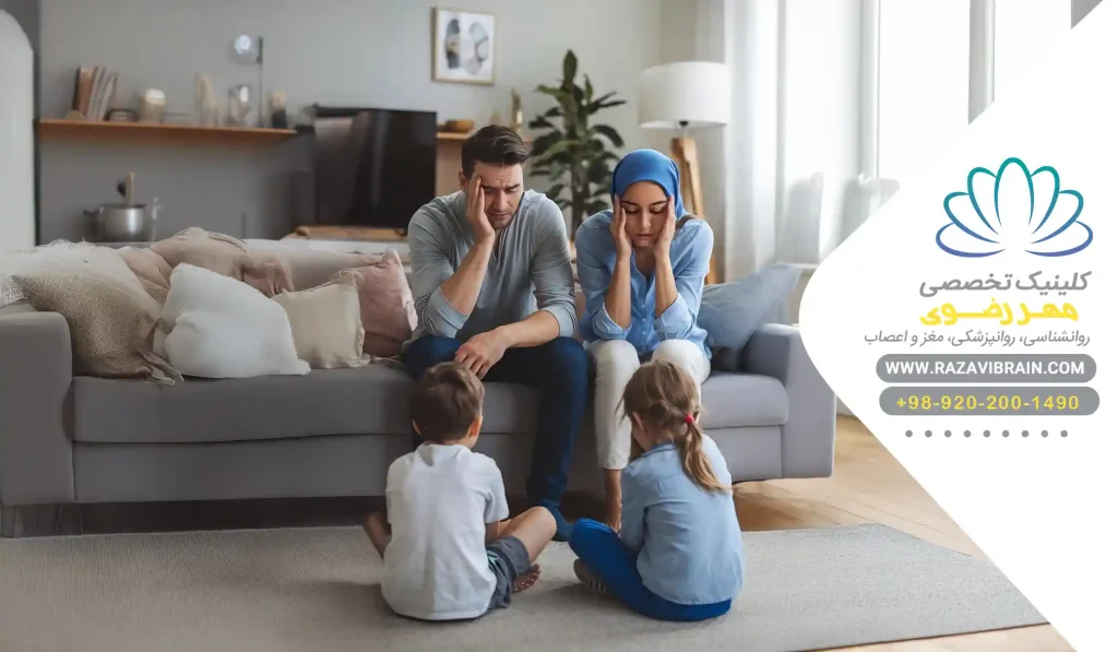 تفاوت تاثیر استرس والدین در سنین مختلف کودک