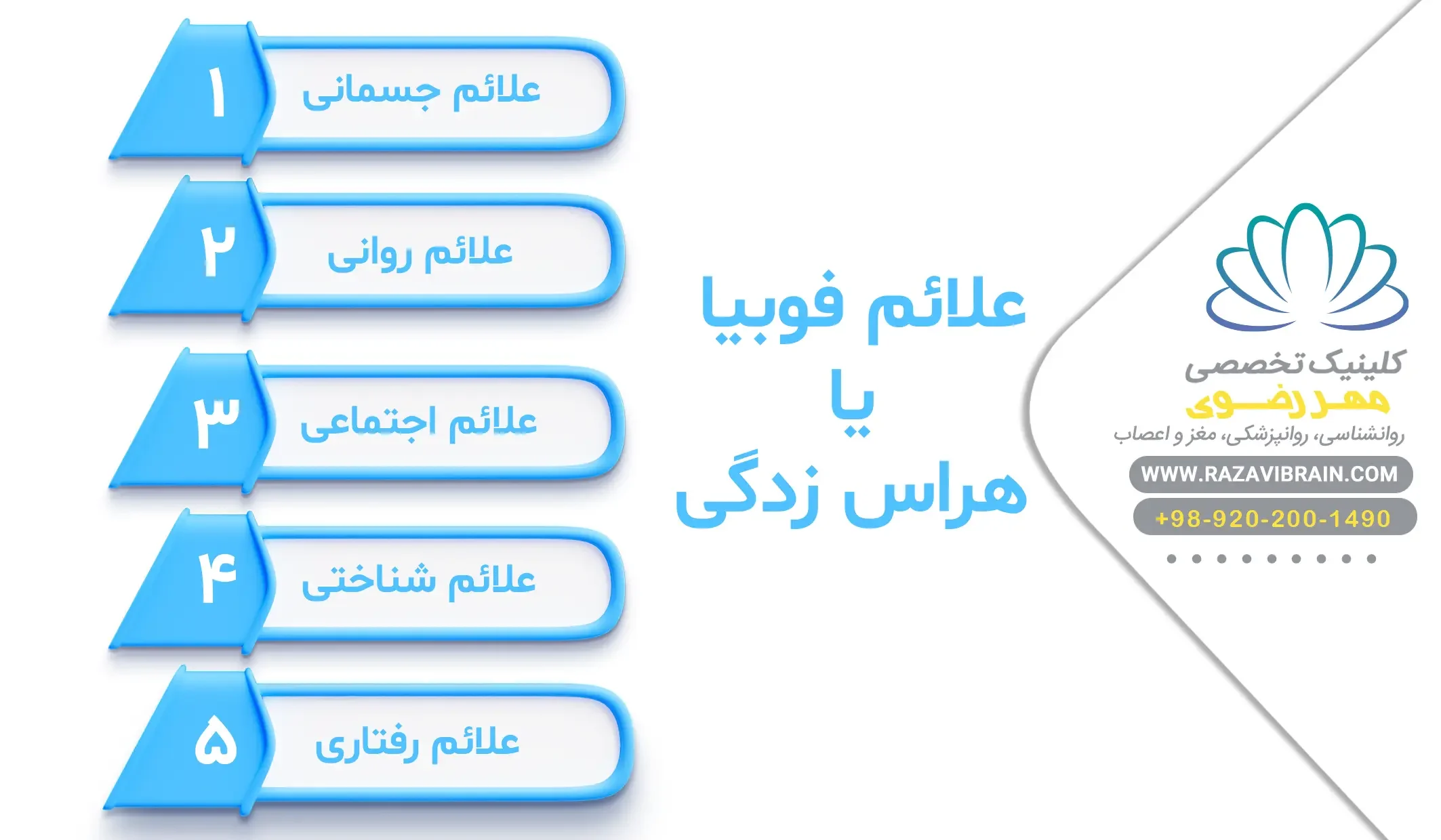 علائم فوبیا