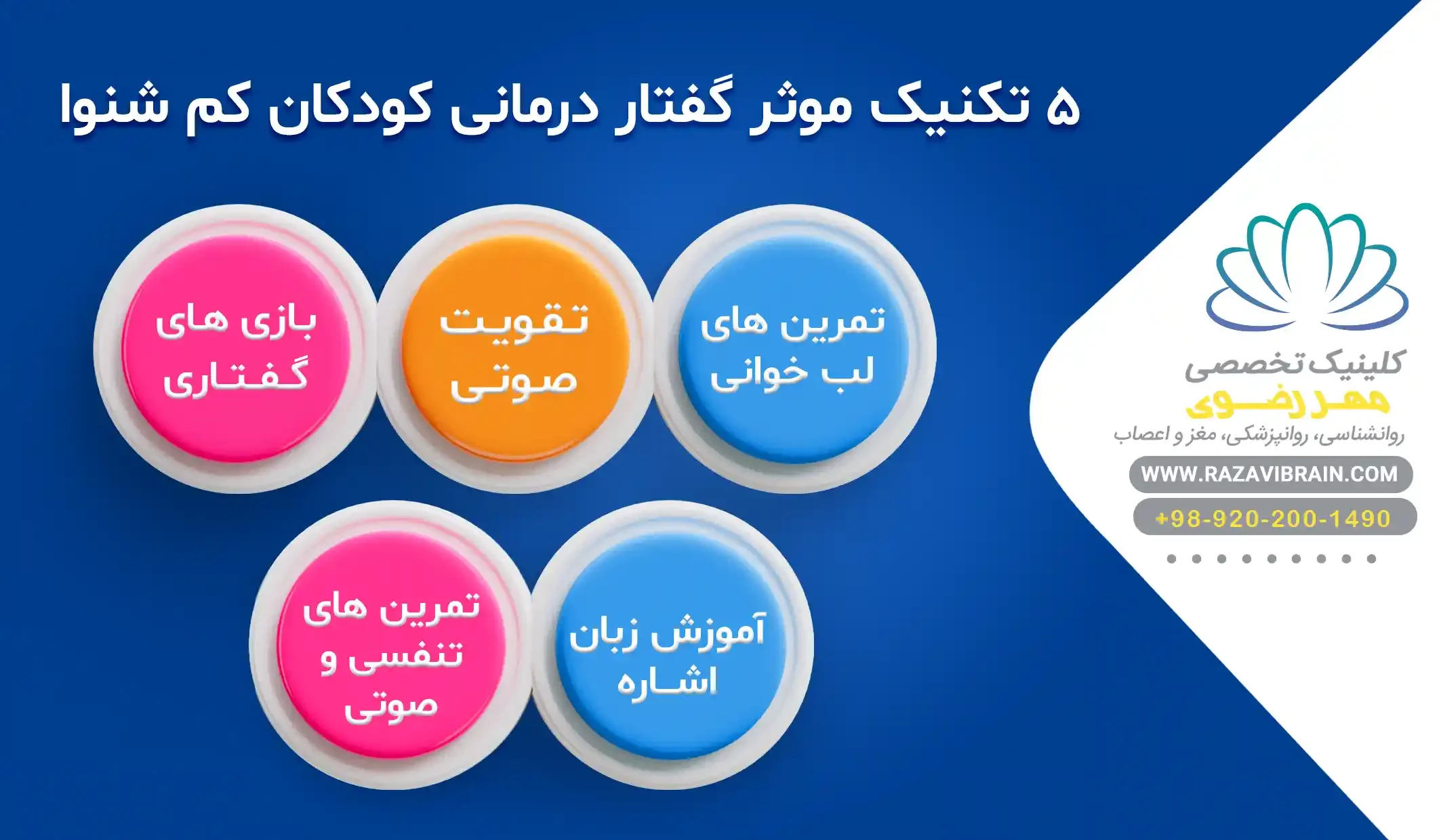 تکنیک های گفتار درمانی کودکان کم شنوا